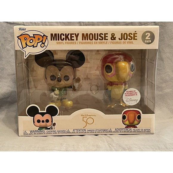 Funko Other - NEW Walt Disney 50th Funko Mickey Mouse and Jose Disney Parks Exclusive 2-pack